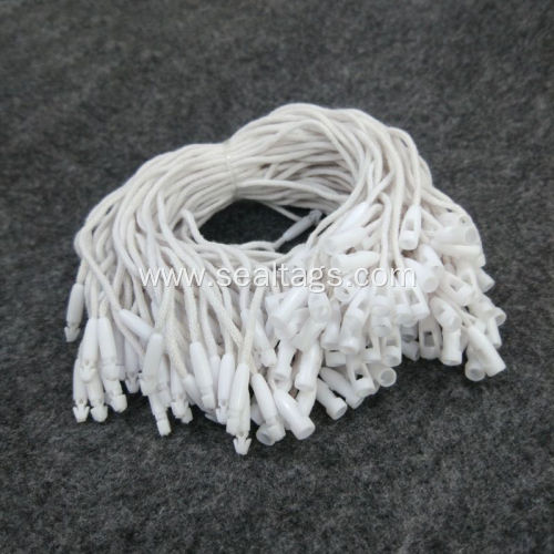 White Garment Cotton cord bullet shape Seal Tag